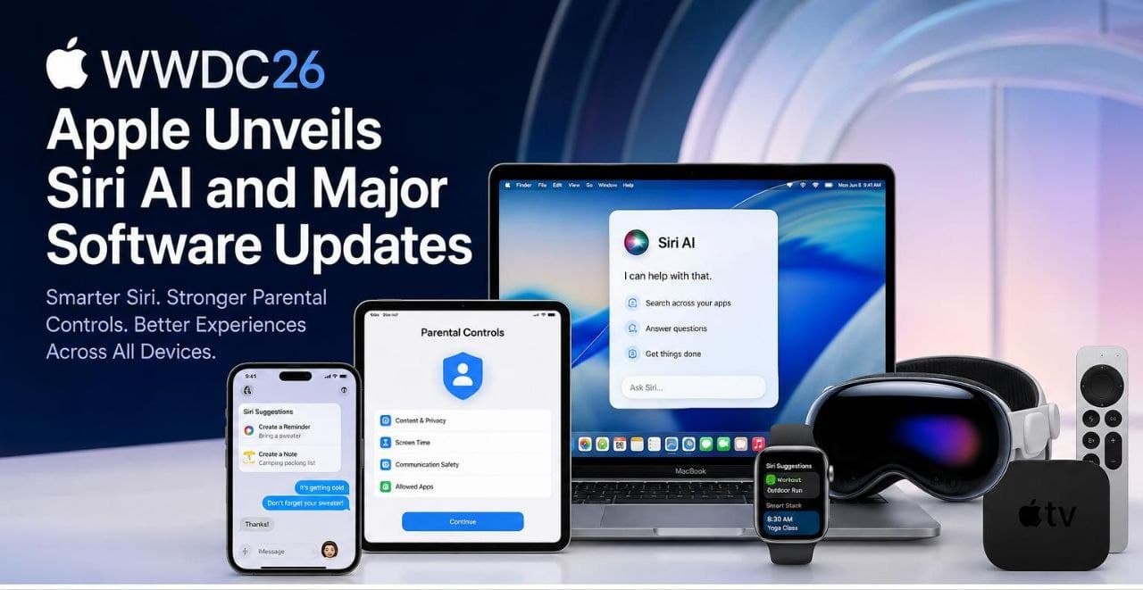 Apple Unveils Smarter Siri AI and Major Software Updates at WWDC 2026