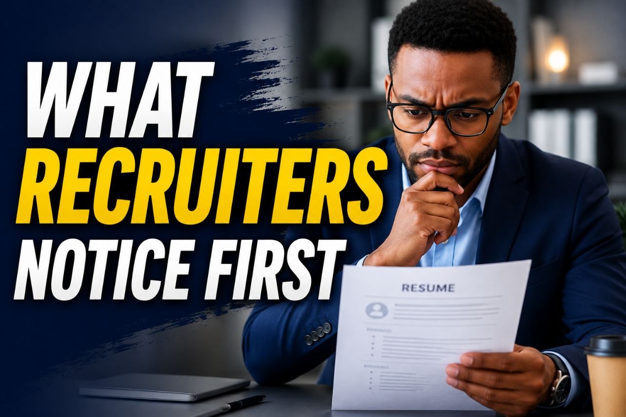 What Recruiters Notice First: 10 Things That Can Make or Break Your Job Application