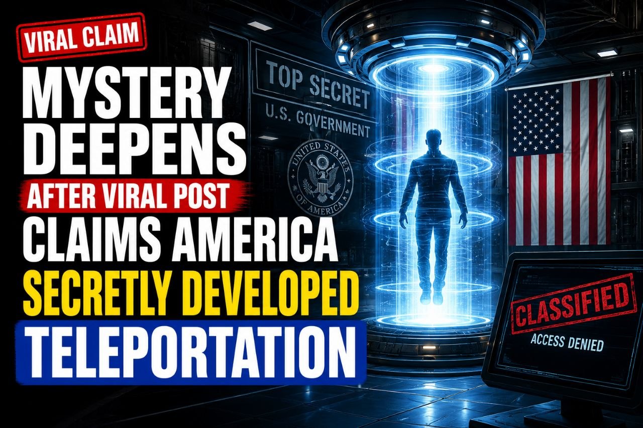 Mystery Deepens After Viral Post Claims America Secretly Developed Teleportation