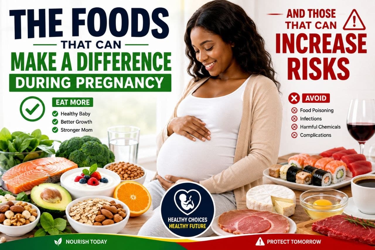 The Foods That Can Make a Difference During Pregnancy And Those That Can Increase Risks