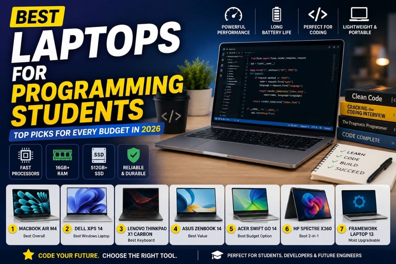 Best Laptops for Programming Students: Top Picks for Every Budget